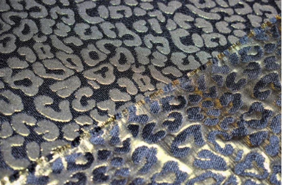Blue Embroidered Brocades