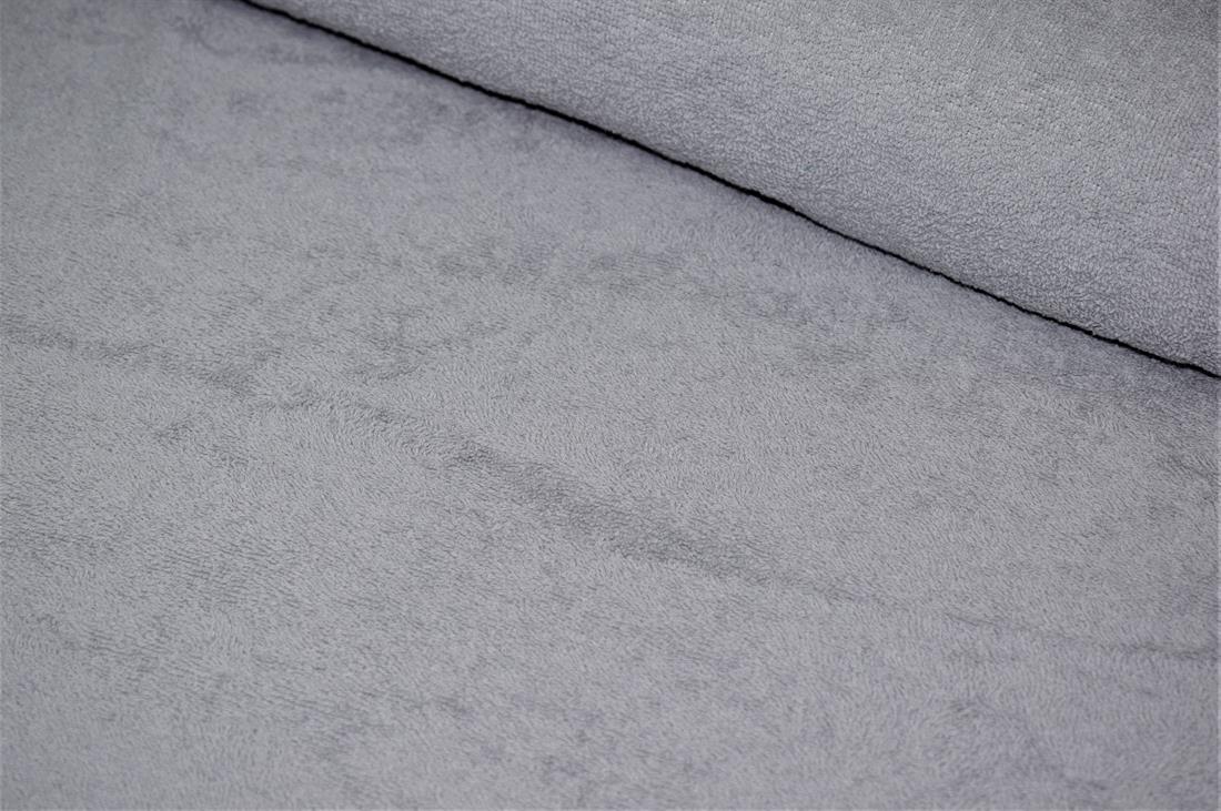 Grey Cotton Terry Towelling