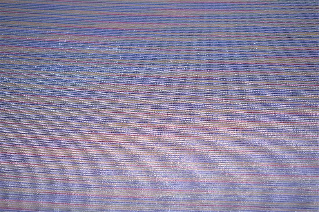 Lilac Silk Striped Polyester