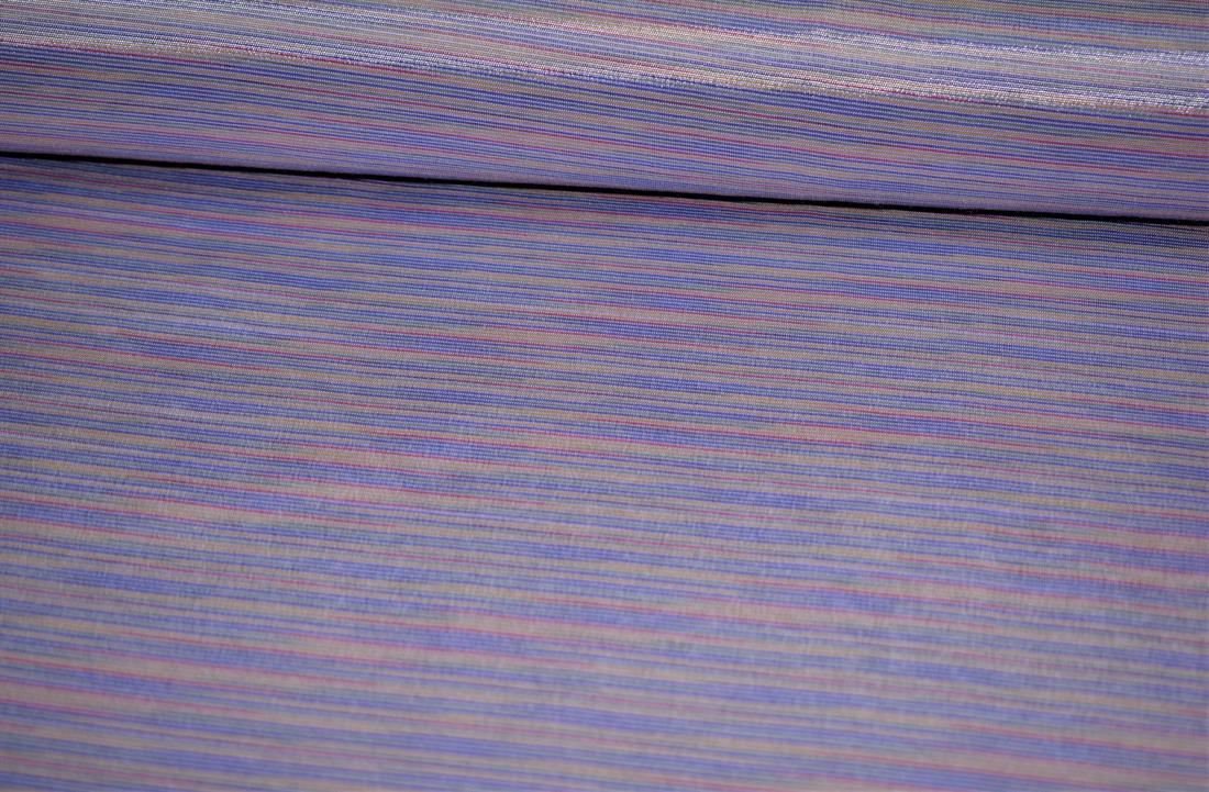 Lilac Silk Striped Polyester
