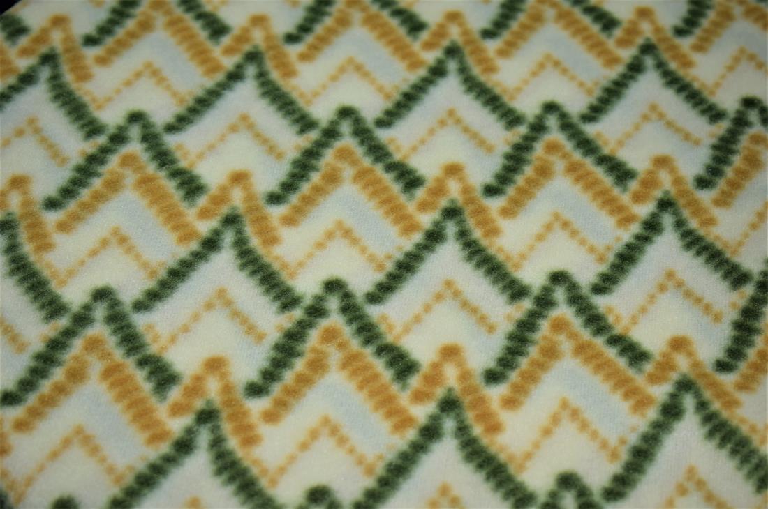 Green Printed Hill Lines,