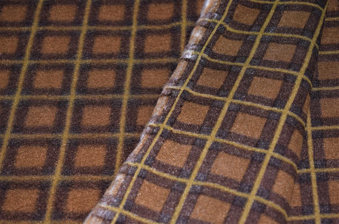 Brown Tartan Print