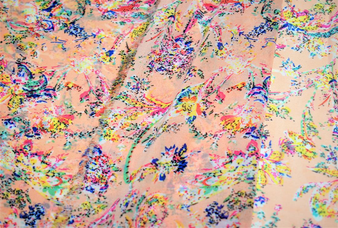 Multicolour Printed Chiffon Chiffons