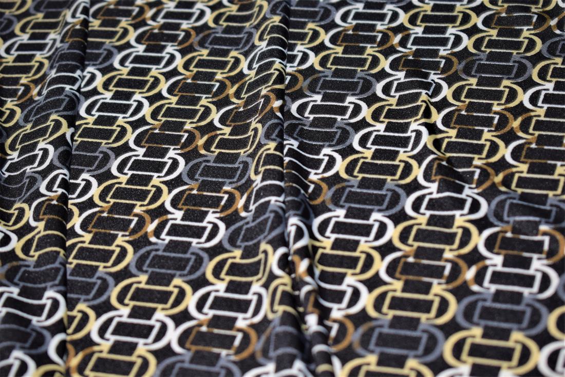 Brown Viscose Elastane Jersey