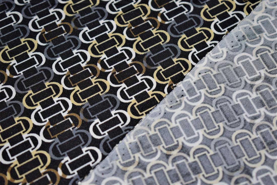 Brown Viscose Elastane Jersey