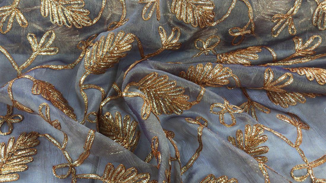 Lilac Light Weight Embroidery Fabric Sold by the Mtr
