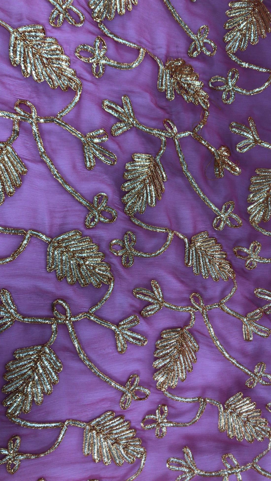 Dusty Pink Embroidered Fabrics