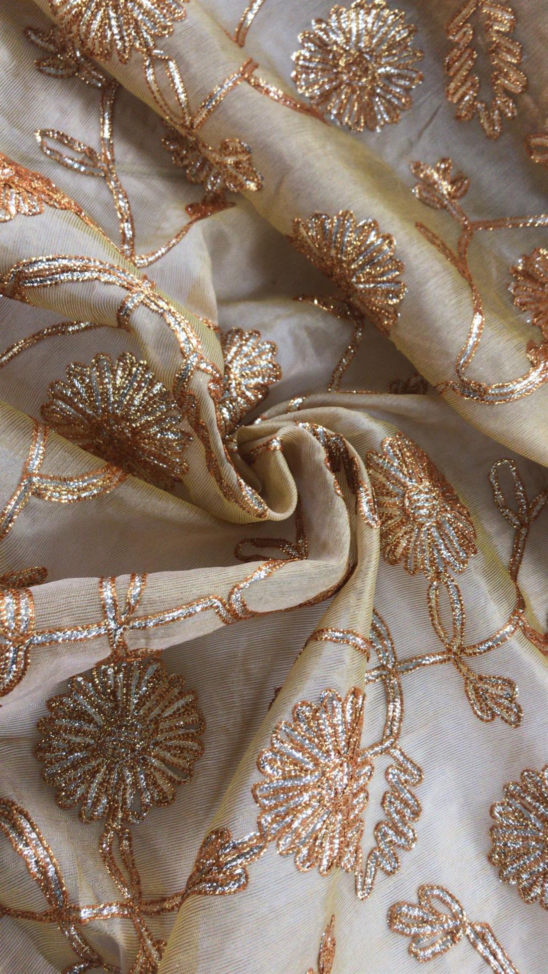 Gold Embroidered Fabrics