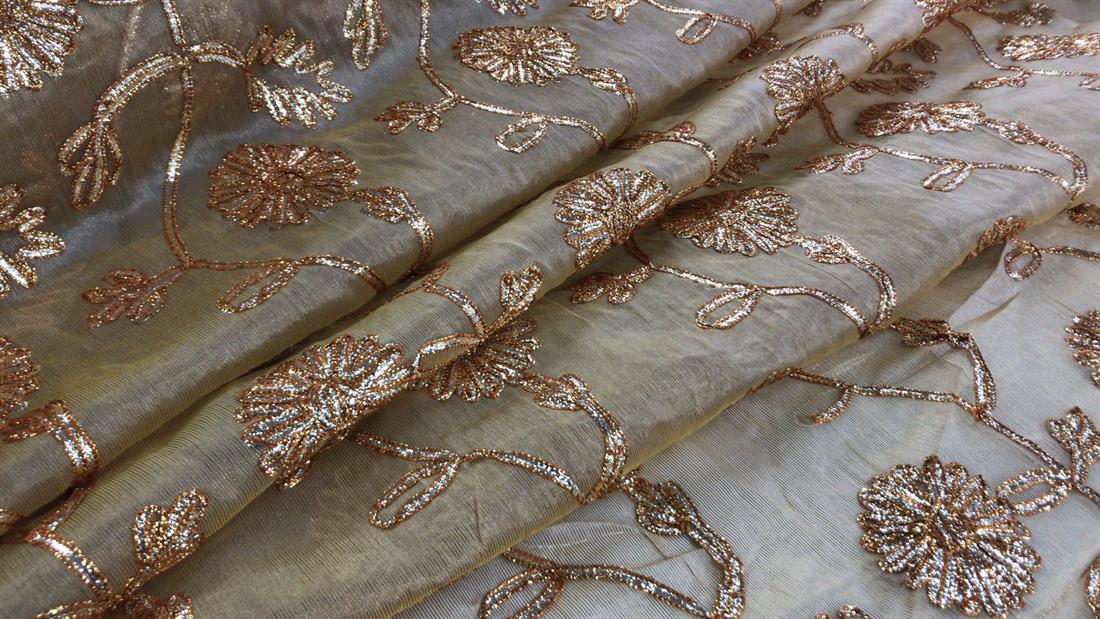 Gold Embroidered Fabrics