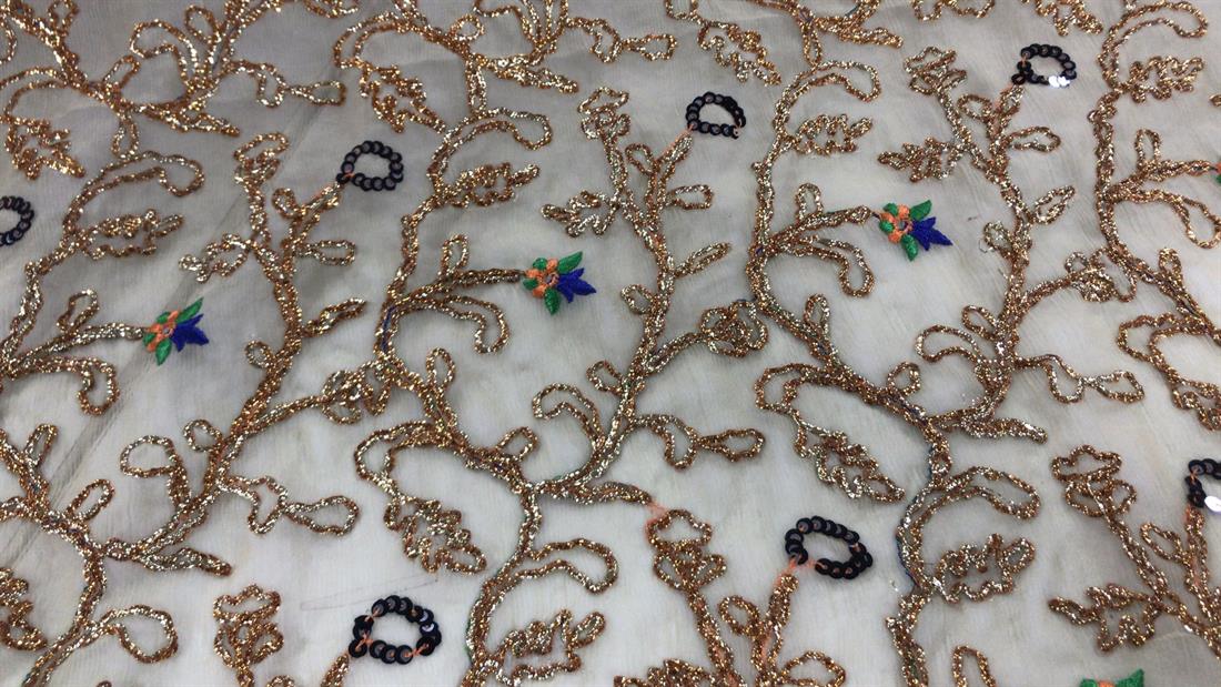 Gold Embroidered Fabrics