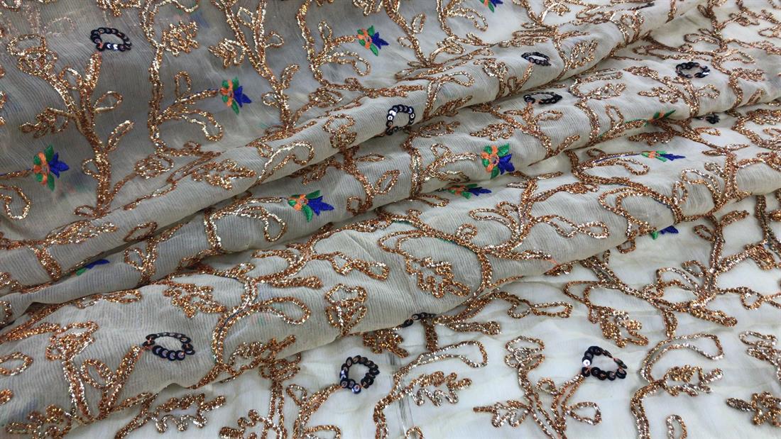 Gold Embroidered Fabrics