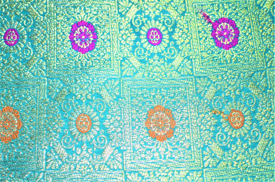Turquoise Brocades