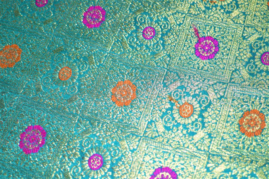 Turquoise Brocades