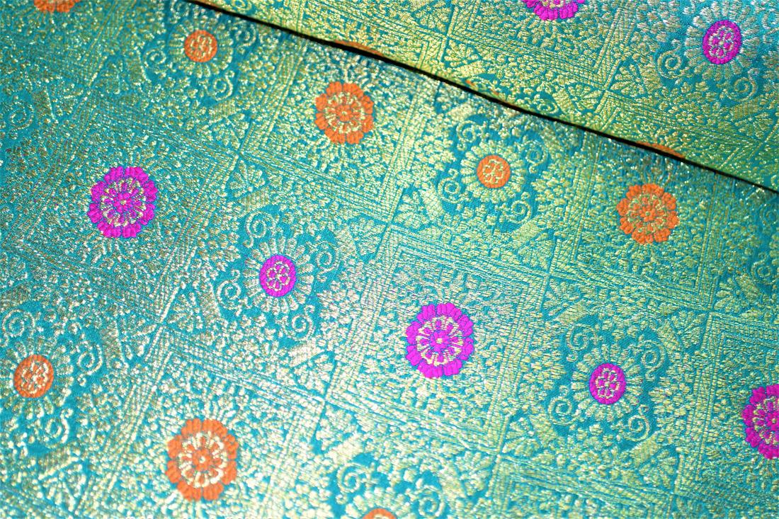 Turquoise Brocades