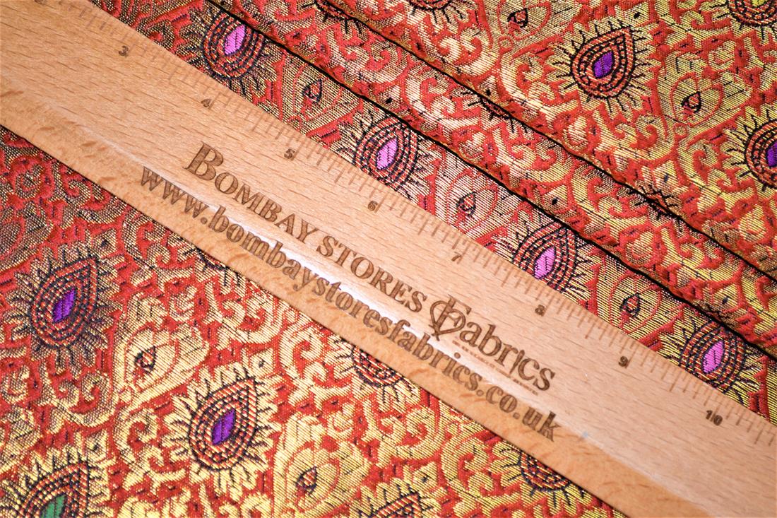 RED & Gold Brocades
