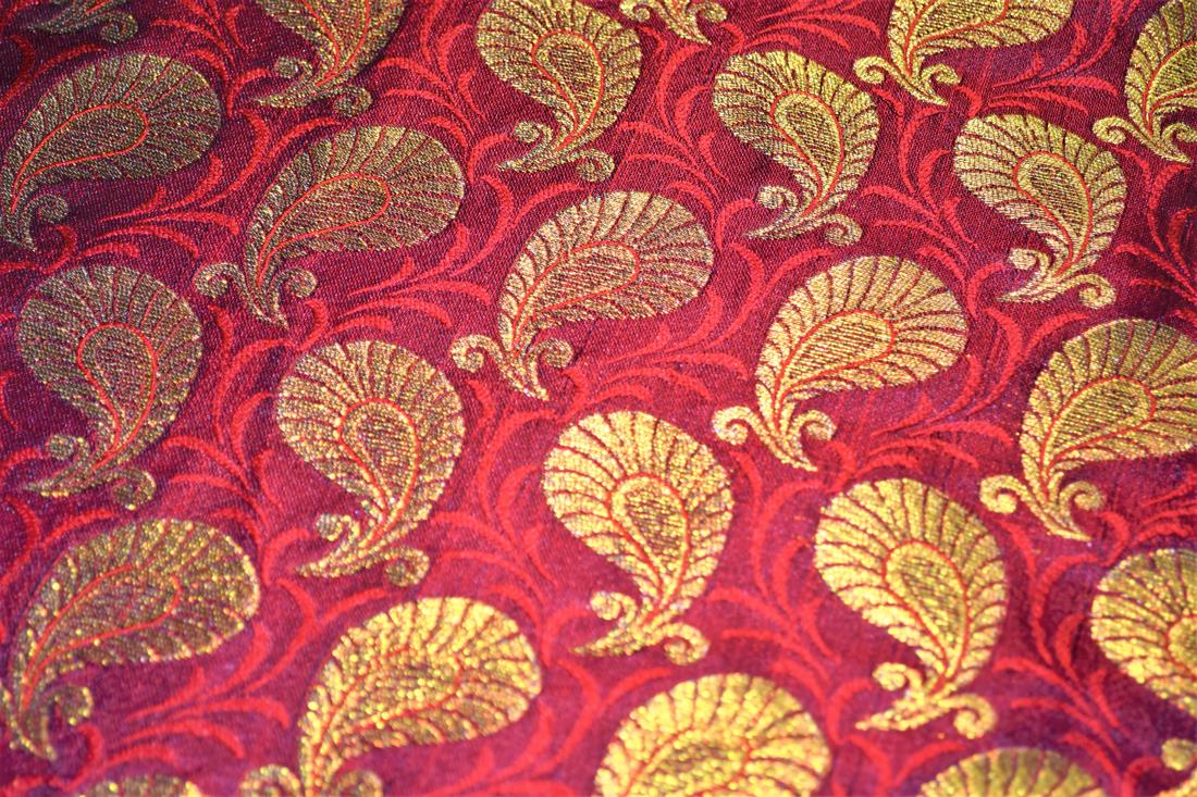 Cerise Brocades