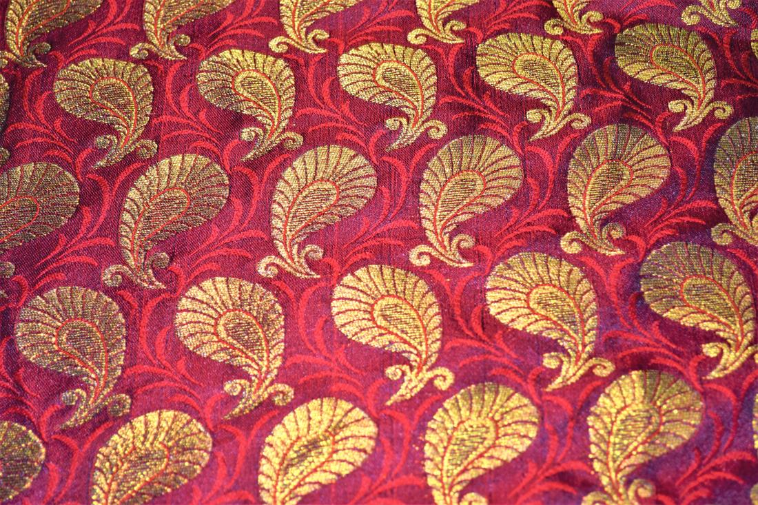 Cerise Brocades
