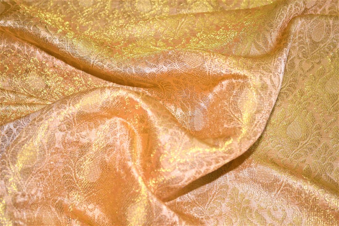 Peach Brocades