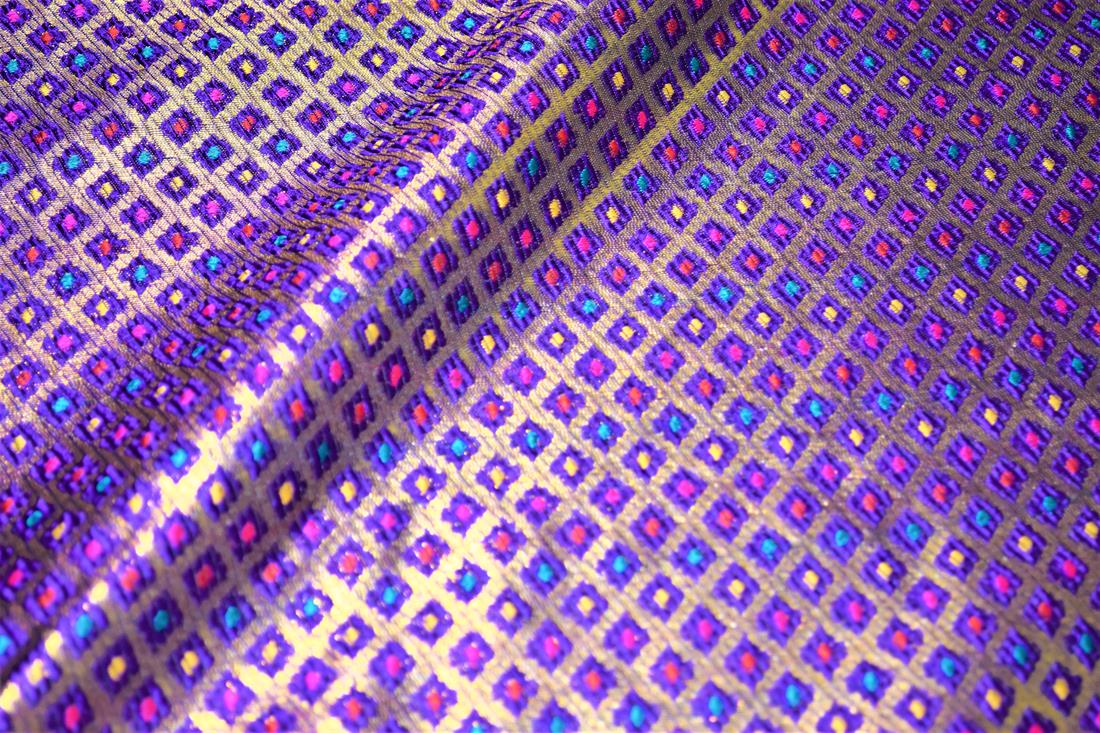 Purple Brocade