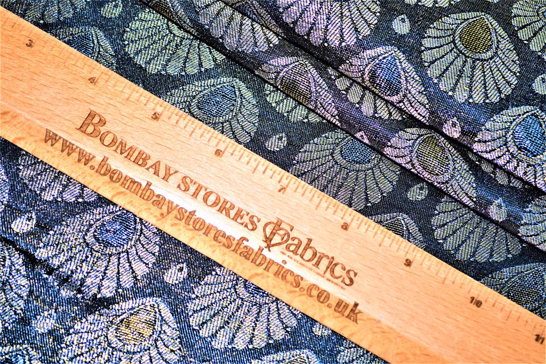 Royal Blue Brocades