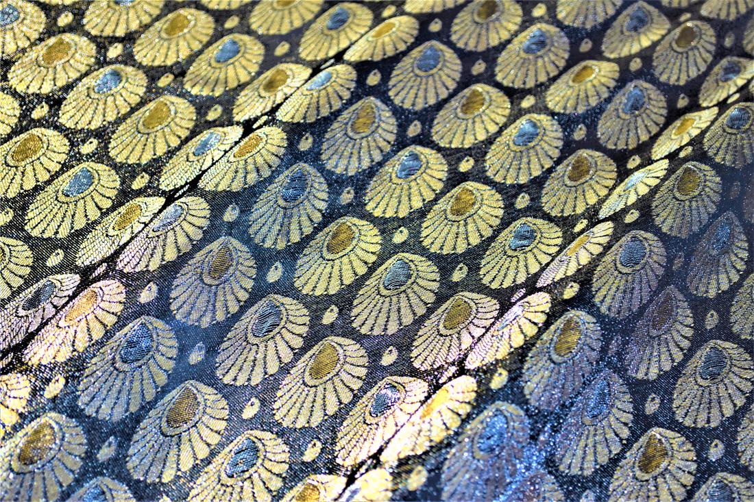Royal Blue Brocades
