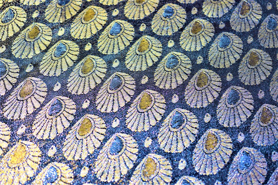 Royal Blue Brocades