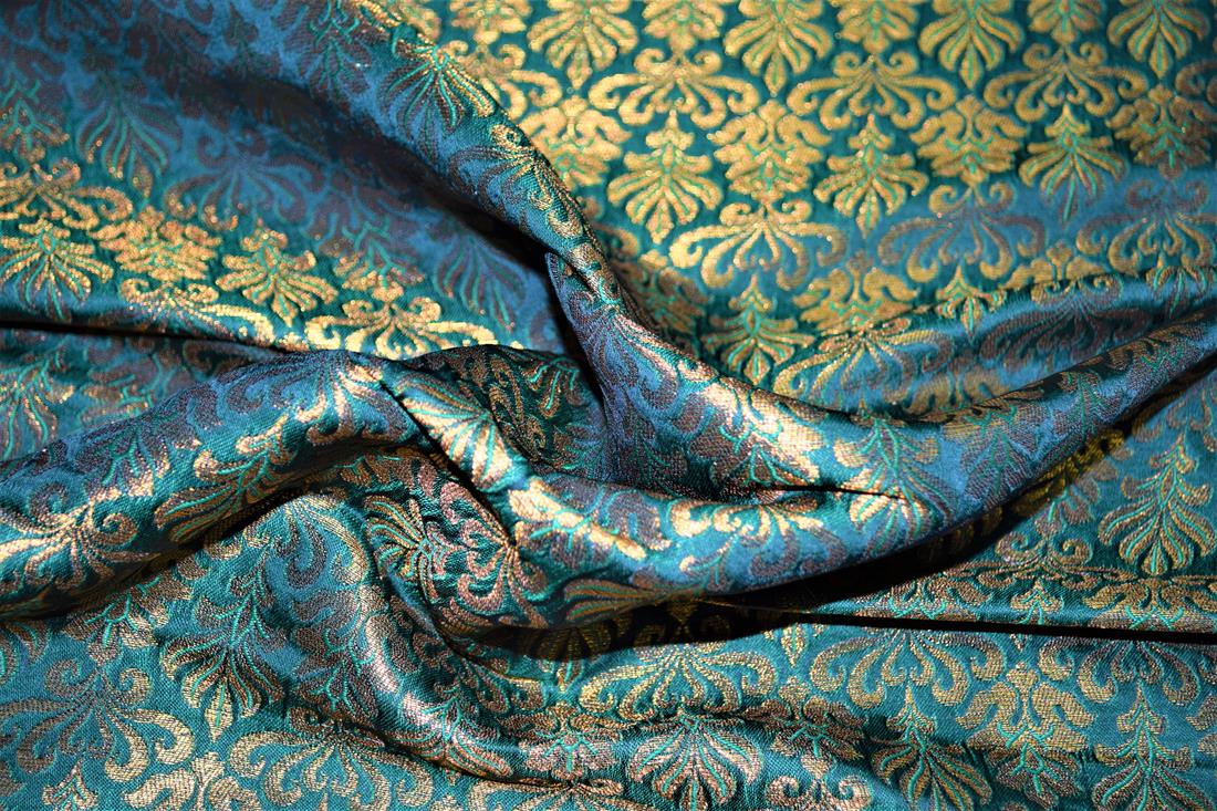 Turquoise Brocades