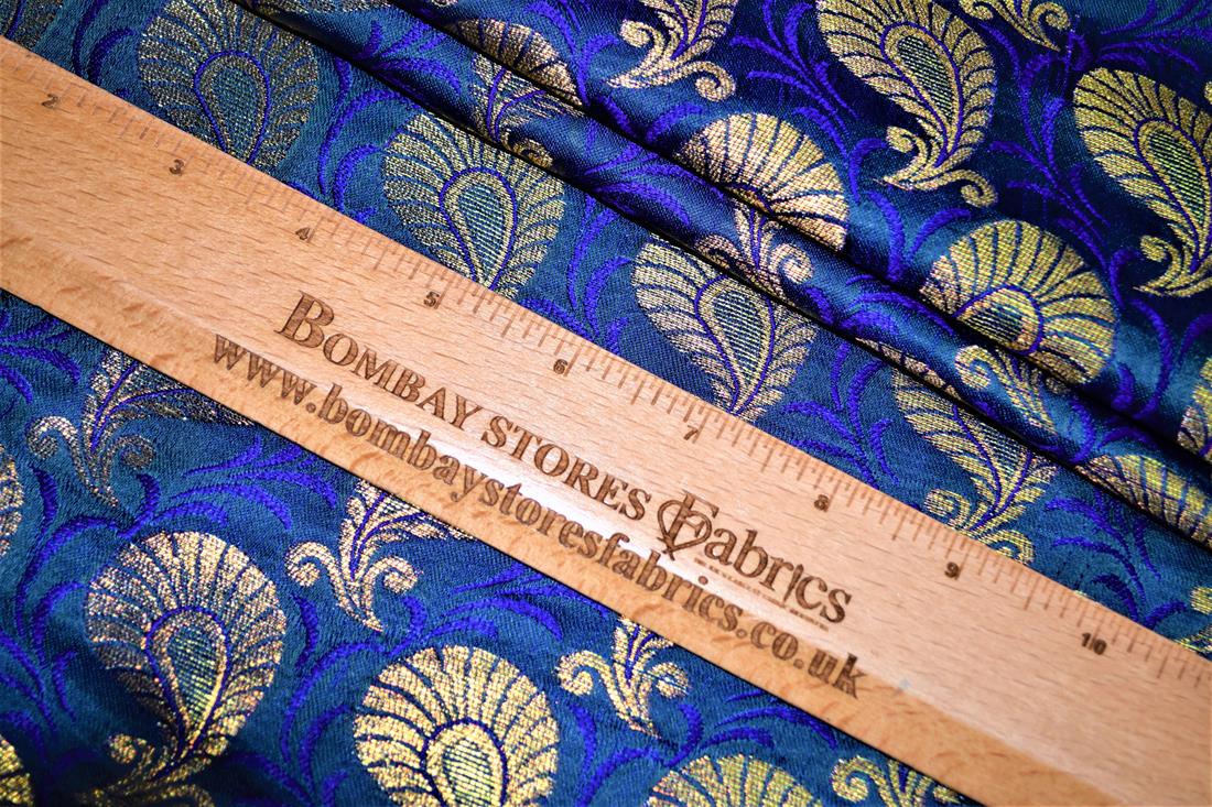 Royal Blue Brocades