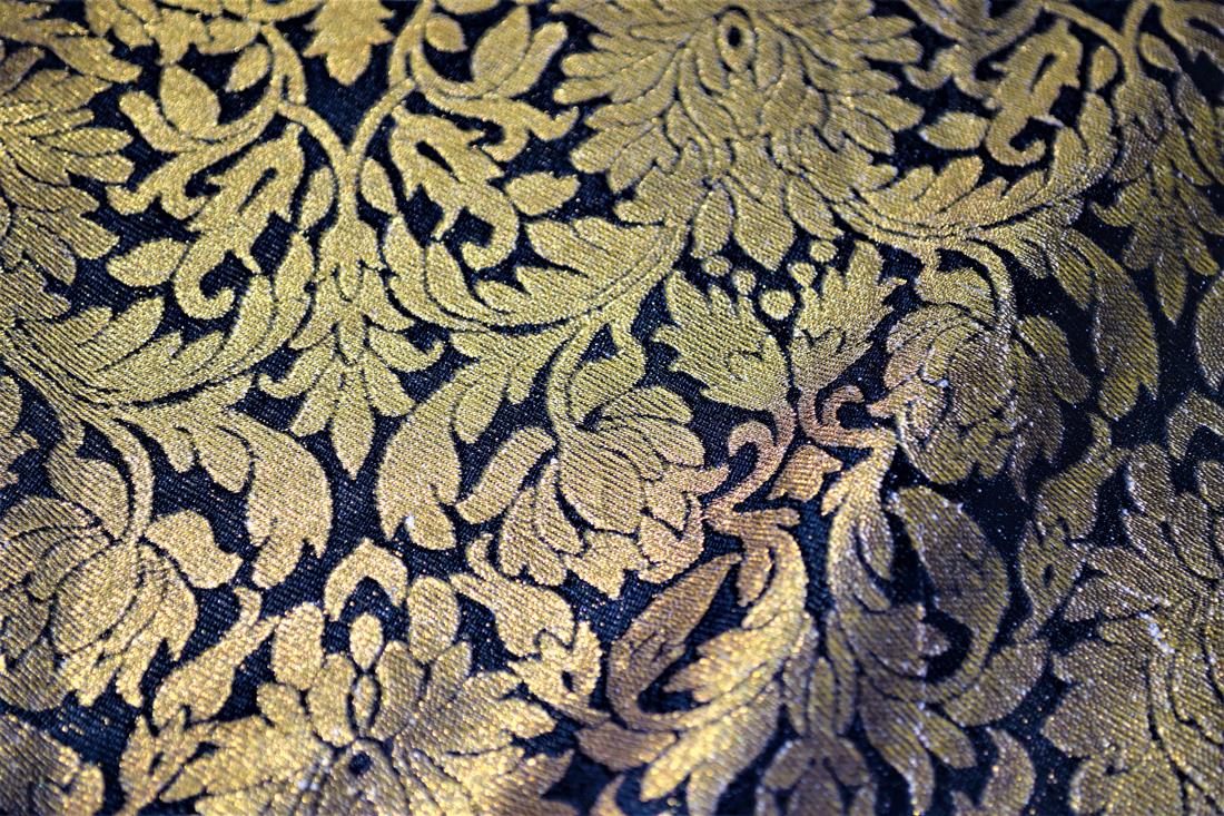 Navy Brocades
