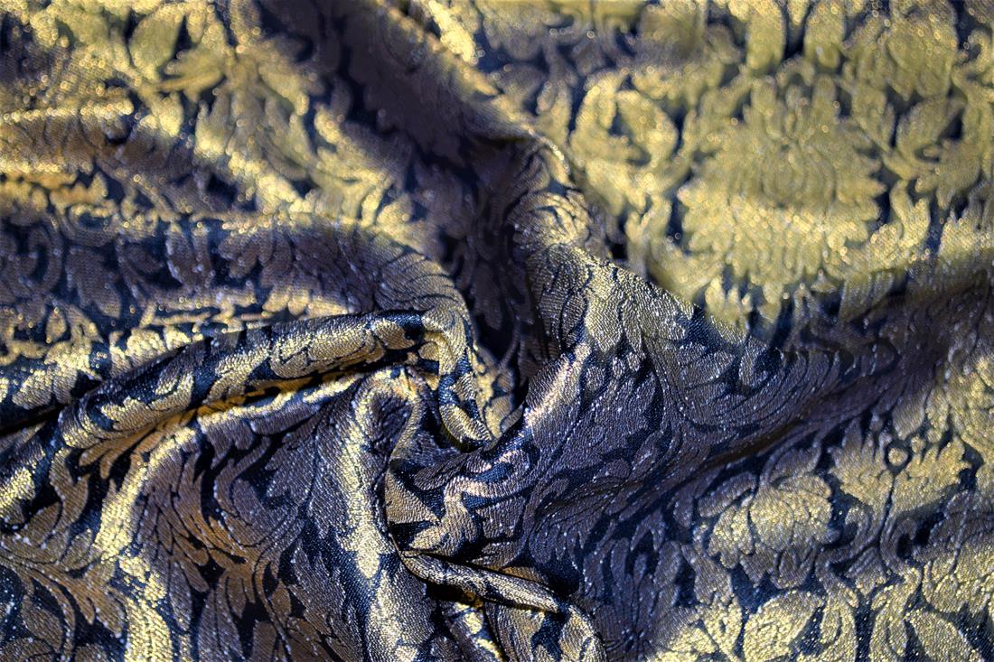 Navy Brocades