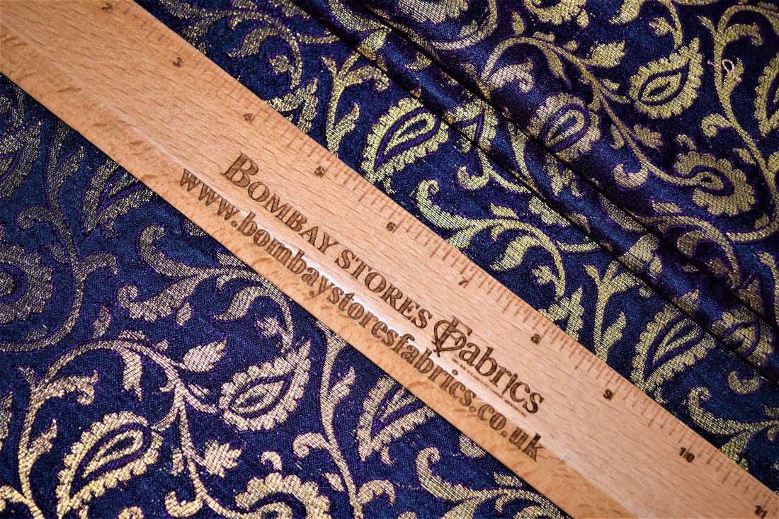 Navy Brocades