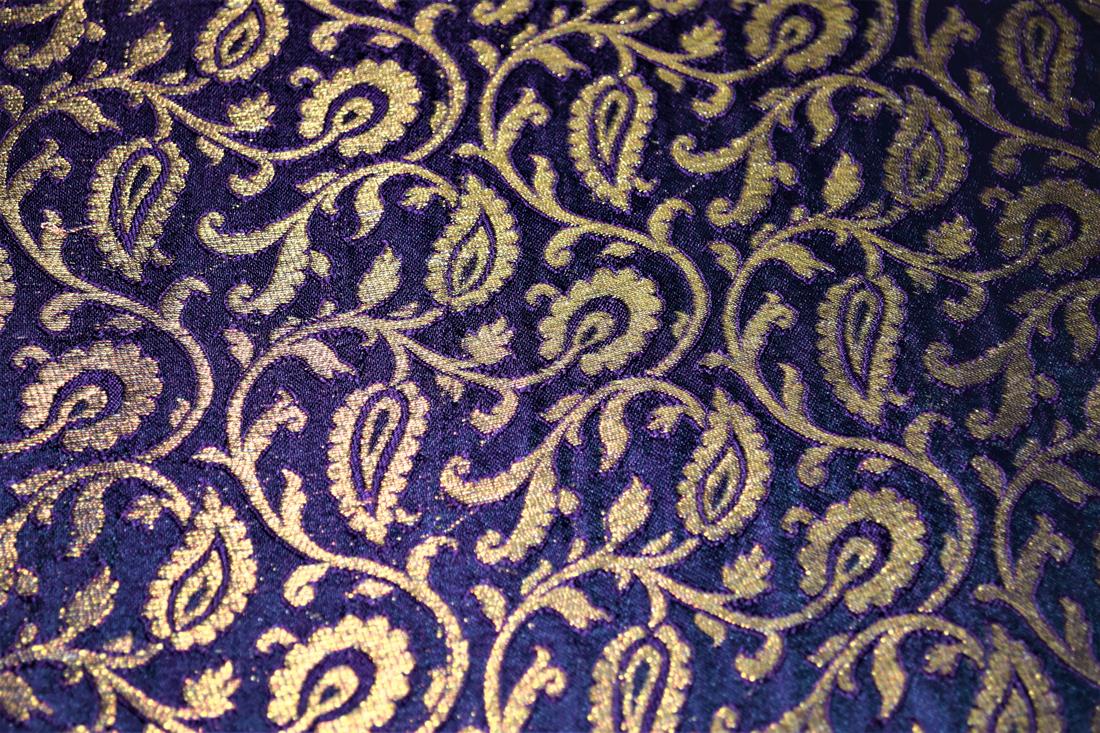 Navy Brocades