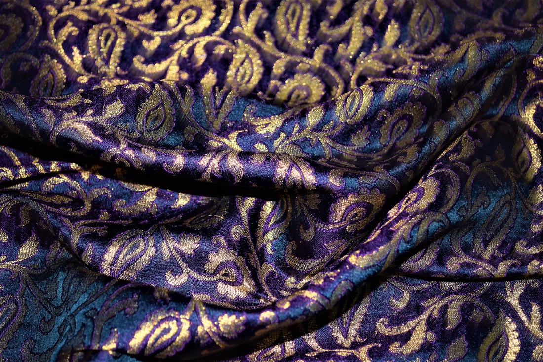 Navy Brocades