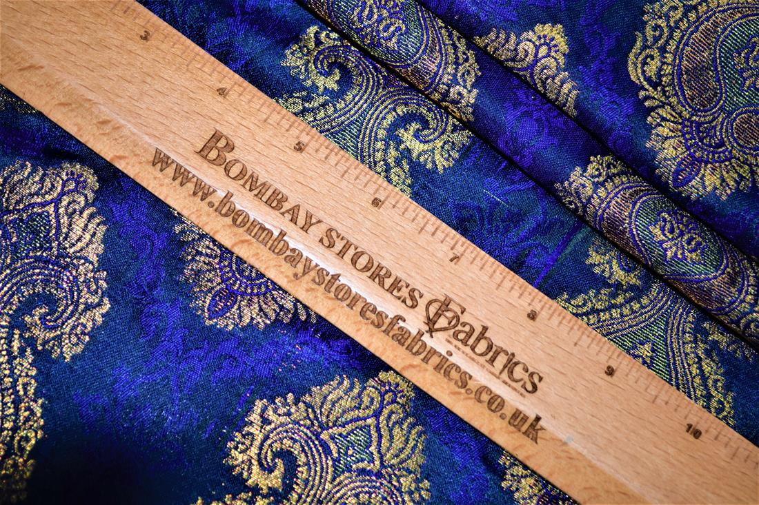 Navy Brocades