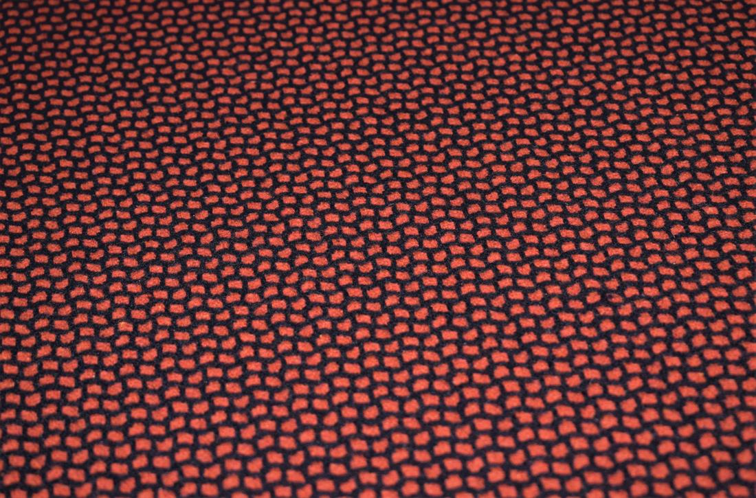 Red Traditional Poly Wool