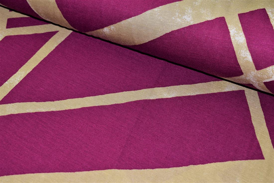 Majenta Cotton Printed Jersey