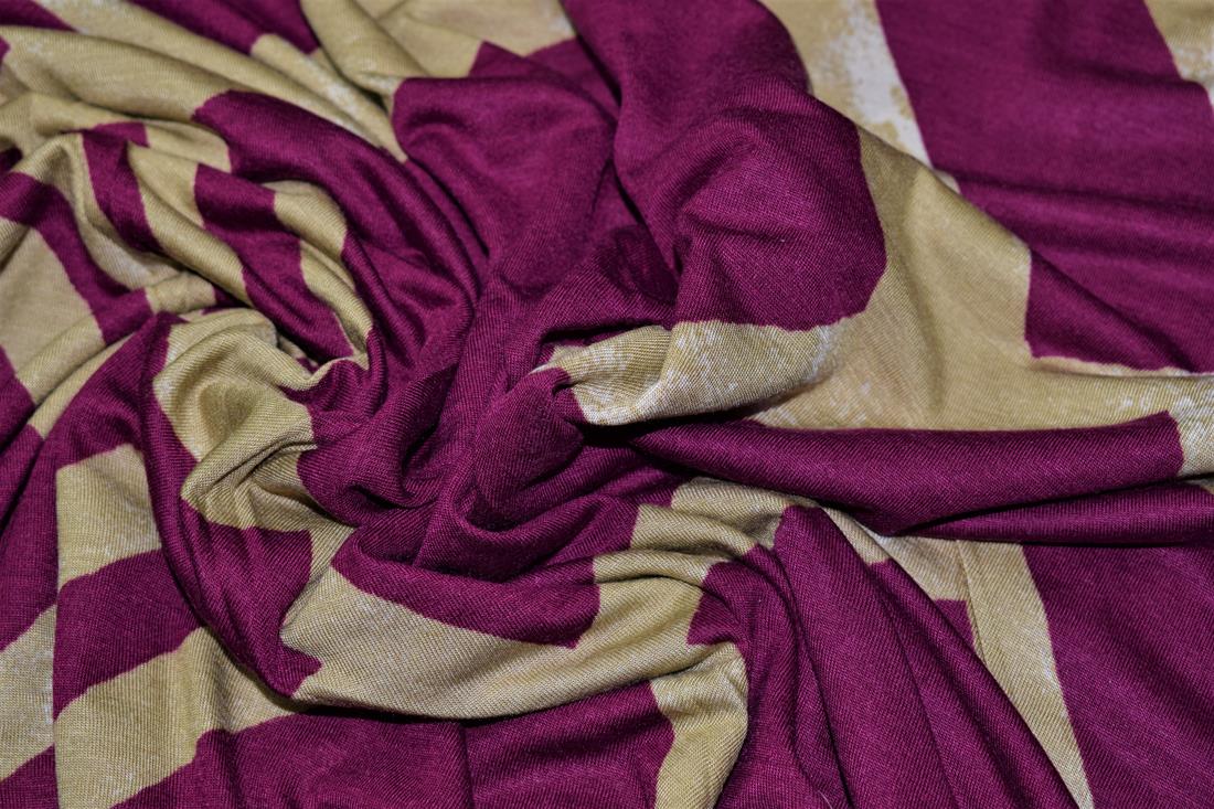Majenta Cotton Printed Jersey
