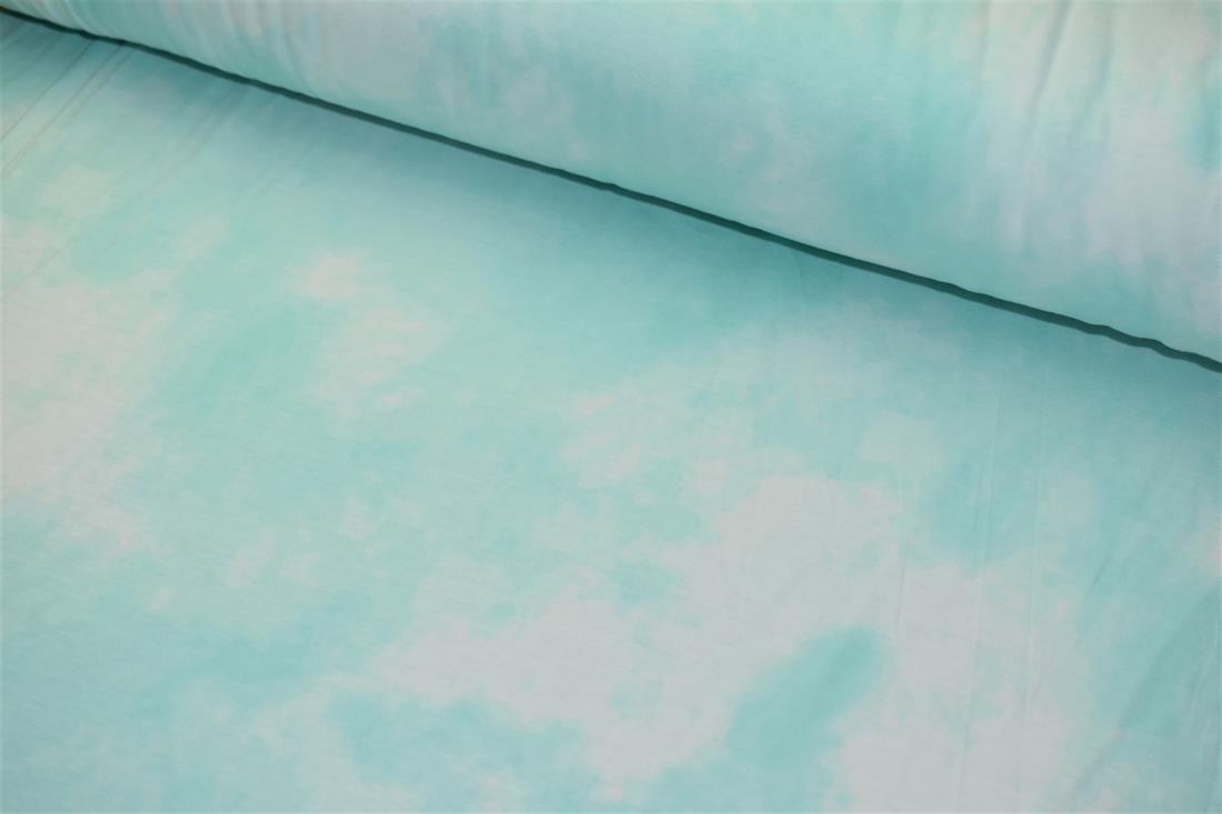 Mint Cotton Printed Jersey