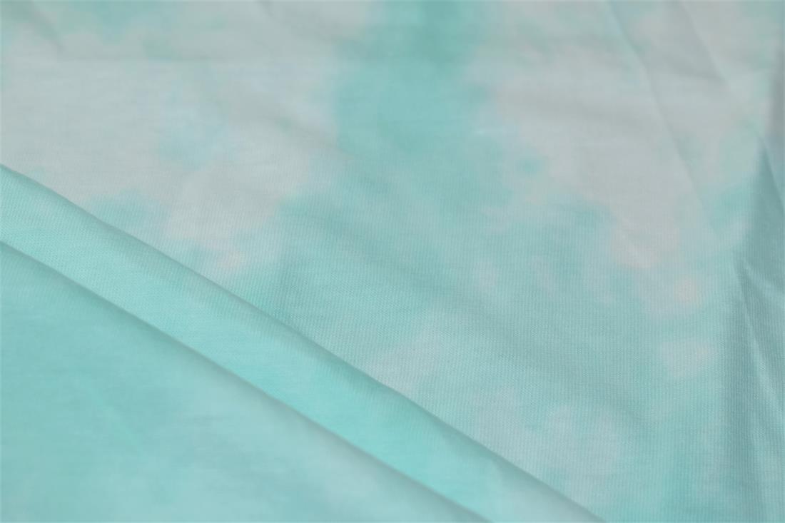 Mint Cotton Printed Jersey