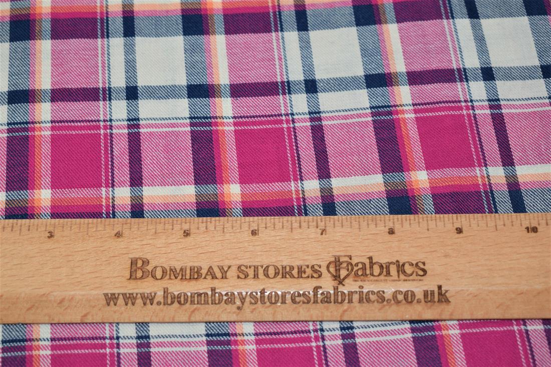 Pink Classic Yarn-Dyed Tartan