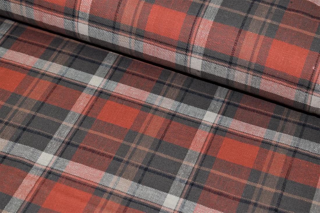 Rust Classic Yarn-Dyed Tartan