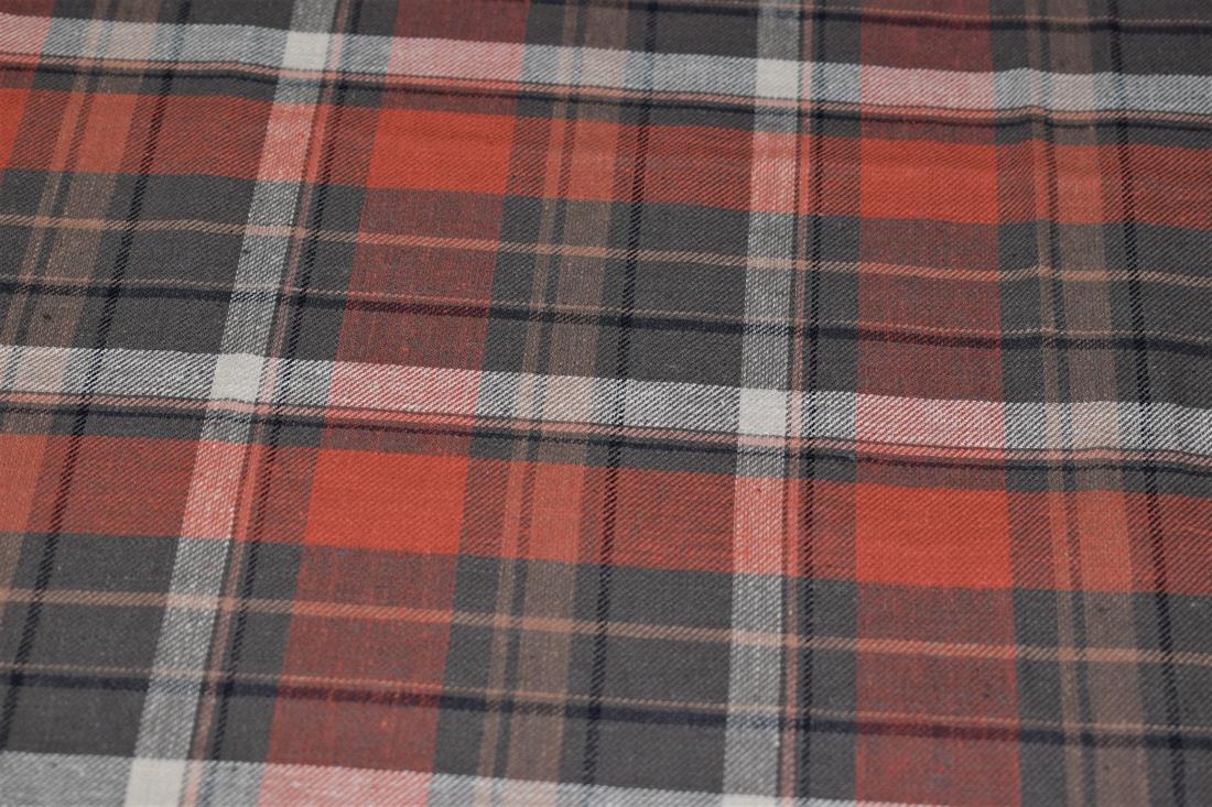Rust Classic Yarn-Dyed Tartan
