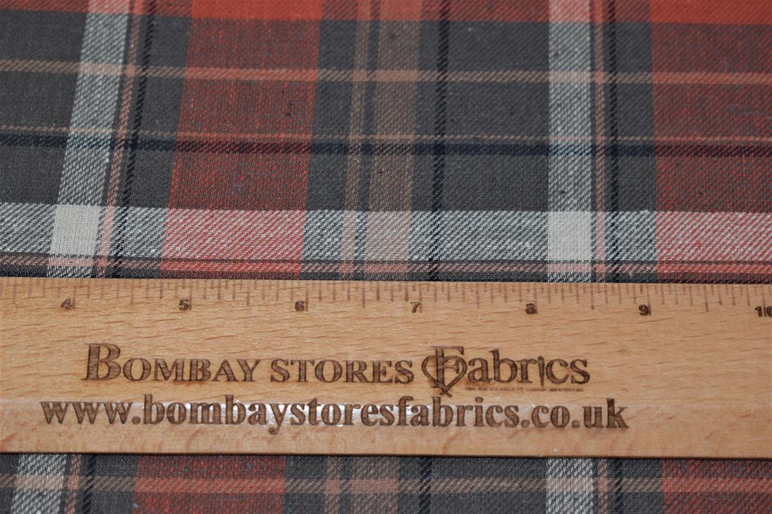 Rust Classic Yarn-Dyed Tartan