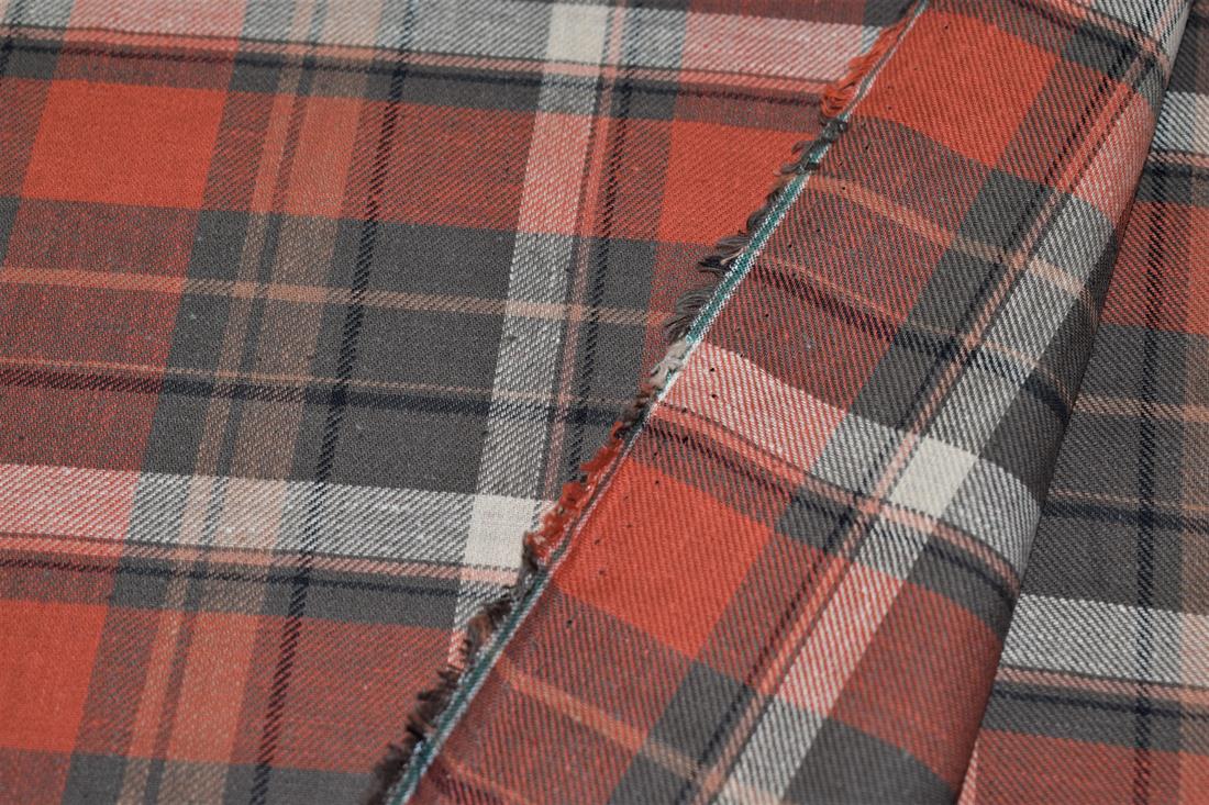 Rust Classic Yarn-Dyed Tartan