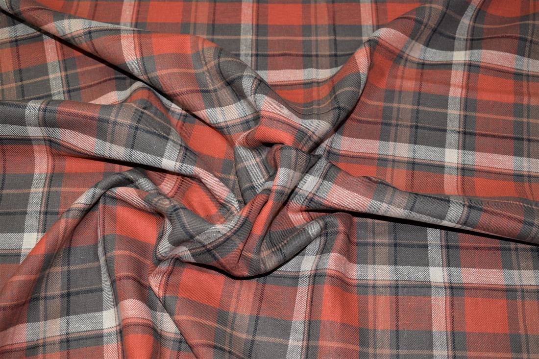Rust Classic Yarn-Dyed Tartan