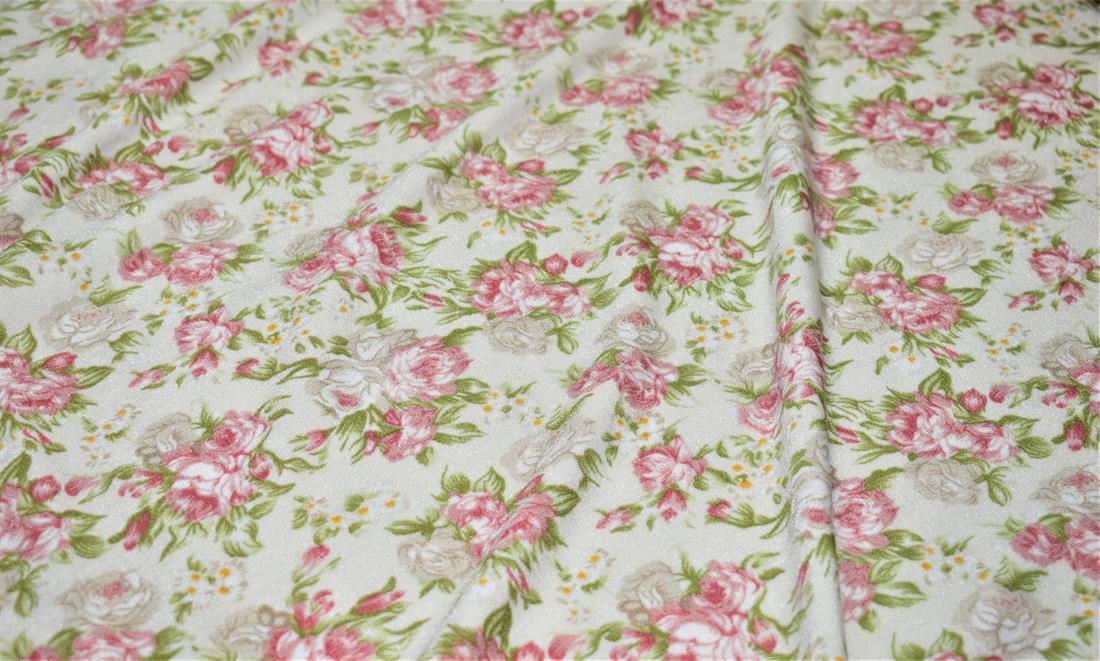 Cream Printed Jersey