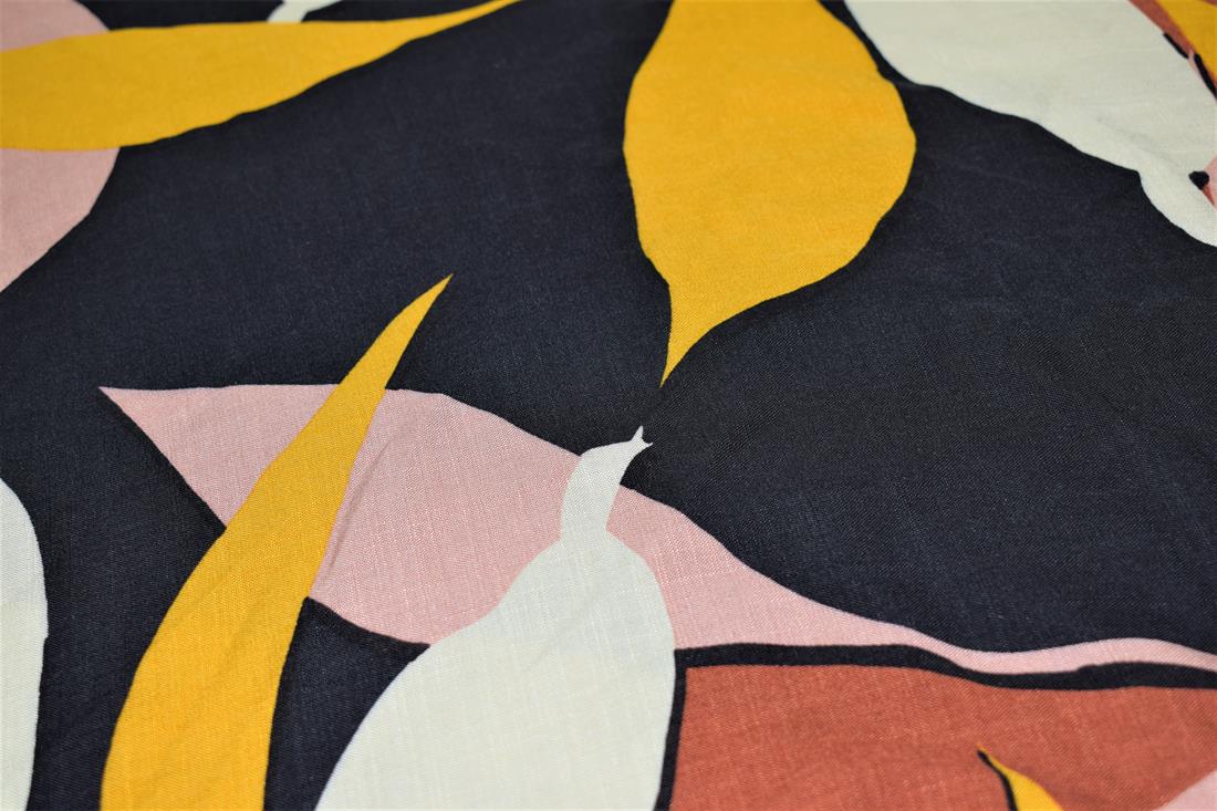 Black Tulip Premium Quality Vicose Fabric Dressmaking Skirts Tops