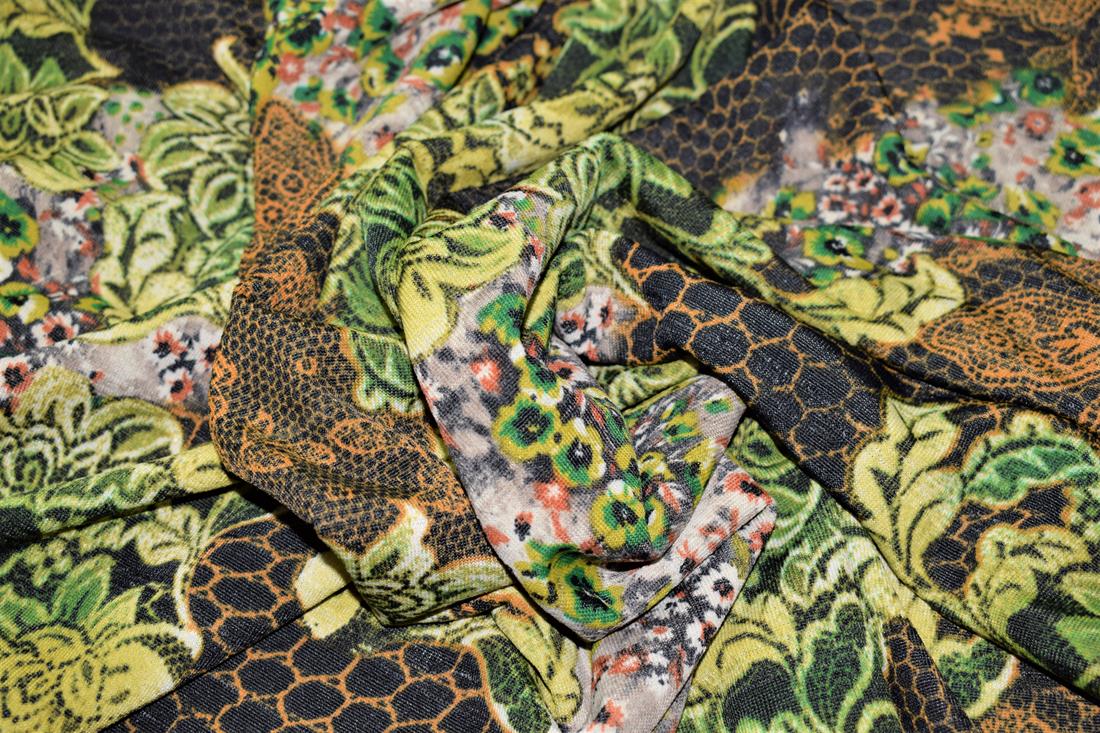 Green Printed Jersey