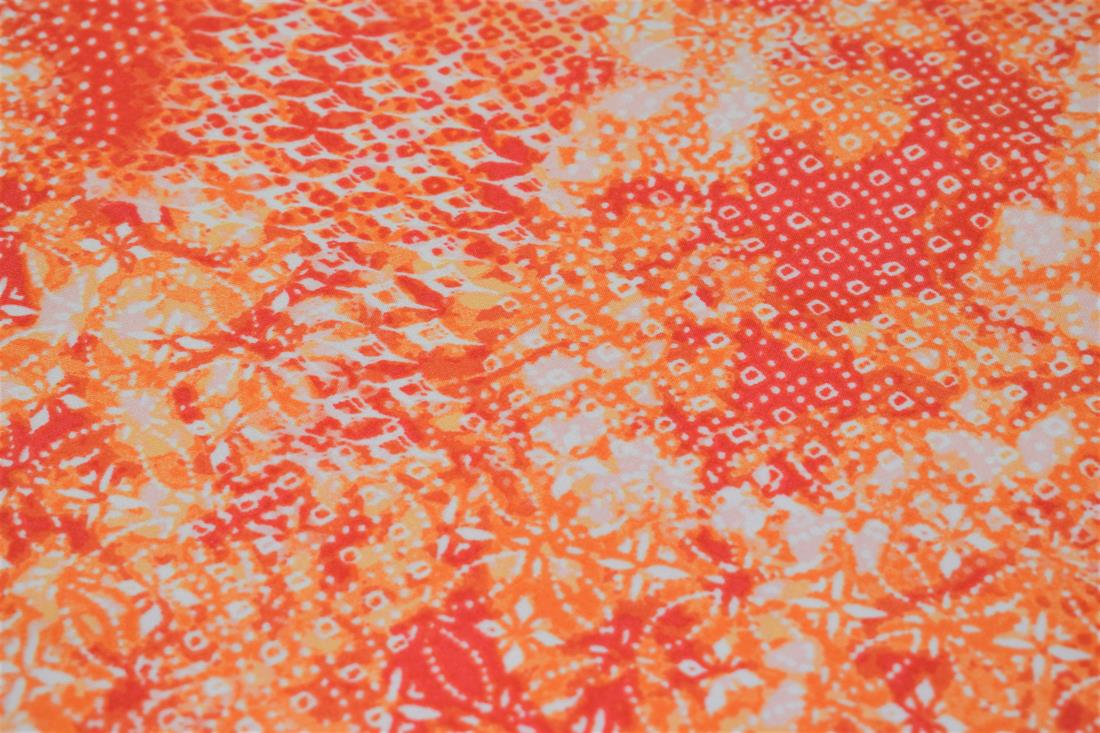 Orange Tie & Dye Stamp