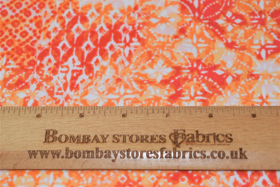 Orange Tie & Dye Stamp
